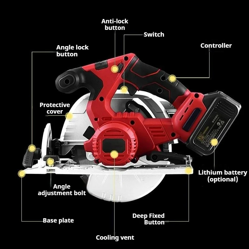 Power Tools Electrical - Brushless Lithium Electric Cutting Machine High