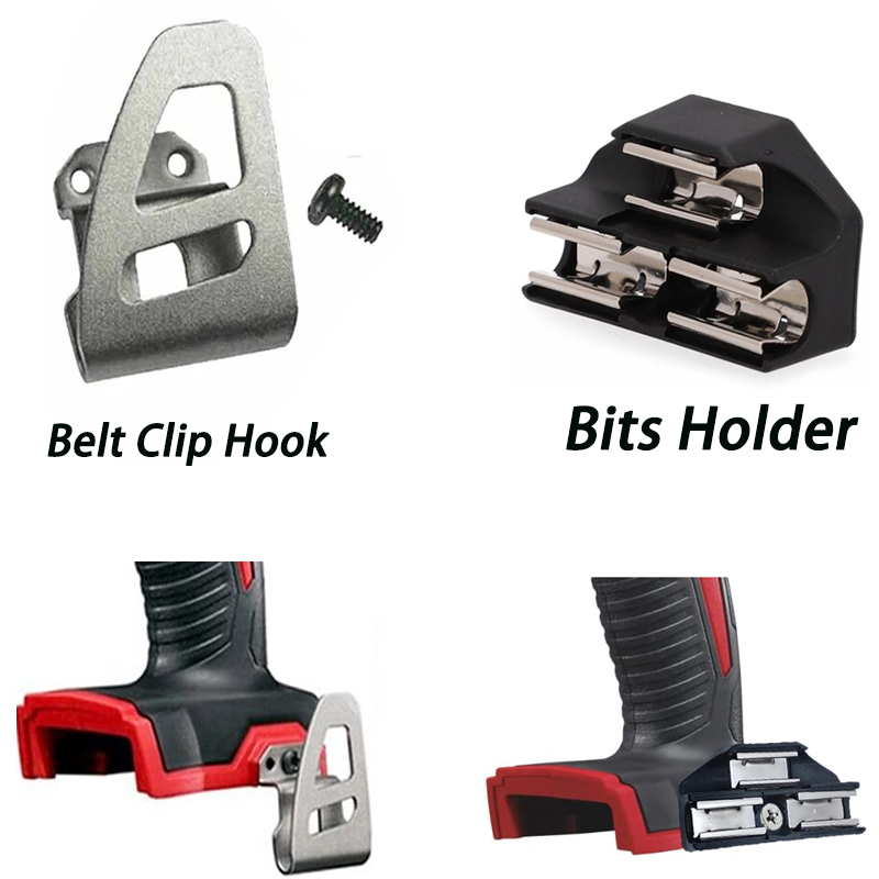 Power Tools Book - Bits Holder and Belt Clip Hook