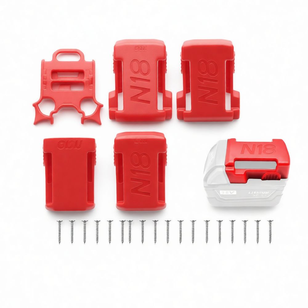 Power Tools Organizer Diy - Space Saving Battery Mount Rack For