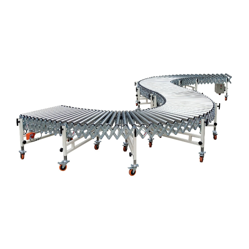 Power Tools Logistics - Telescopic Conveyor Belt Turning Machine Power
