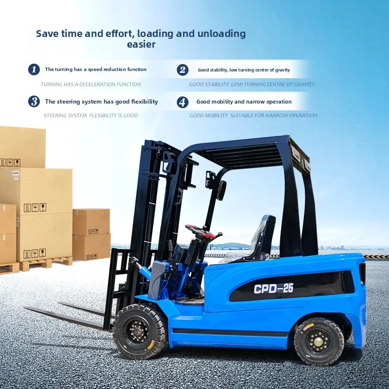 Small four-wheel electric fork - огляд і ціна Power Tools Logistics