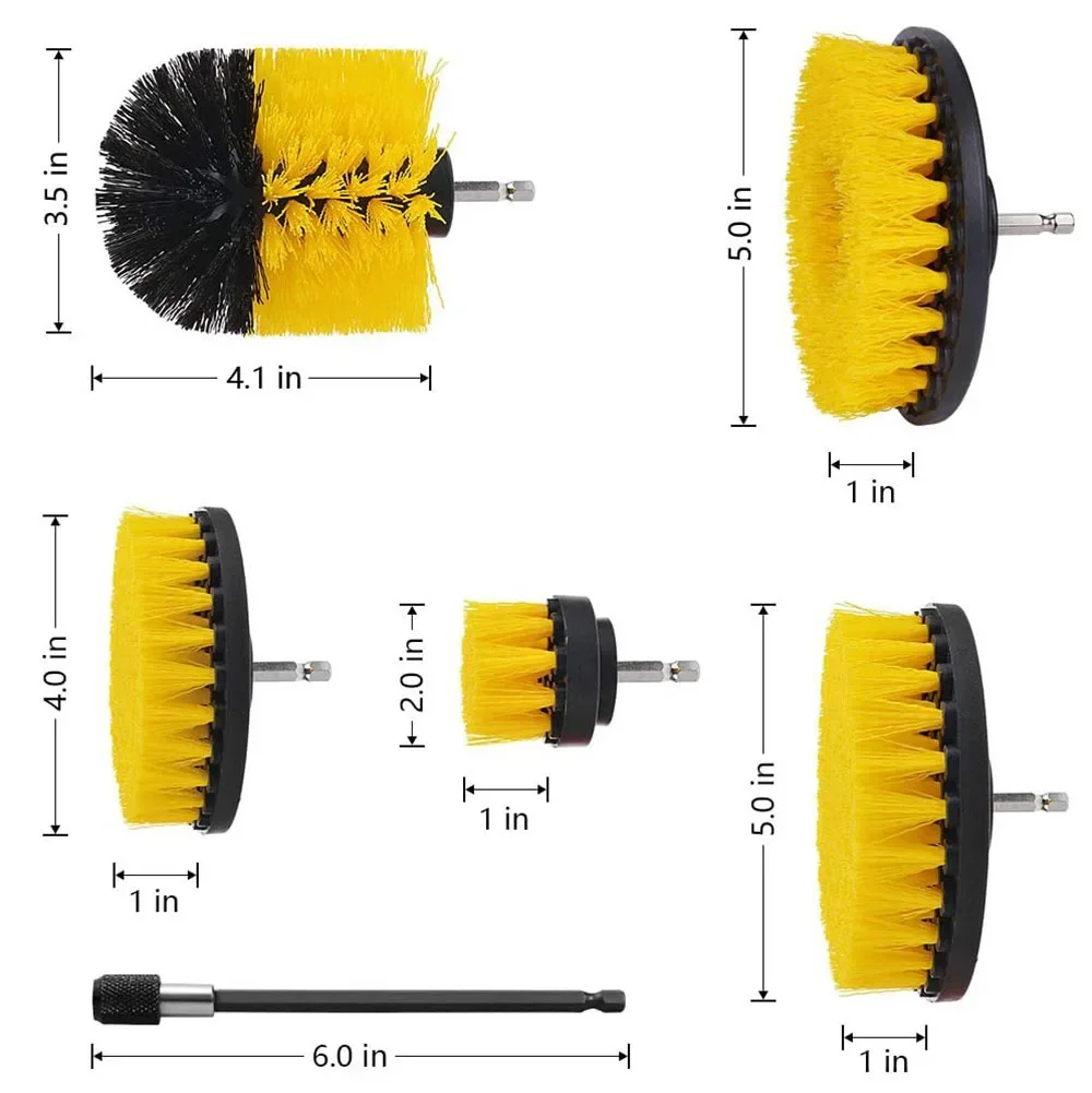 Drill Brush Attachment Set Pow - огляд і ціна Power Tools For Windows