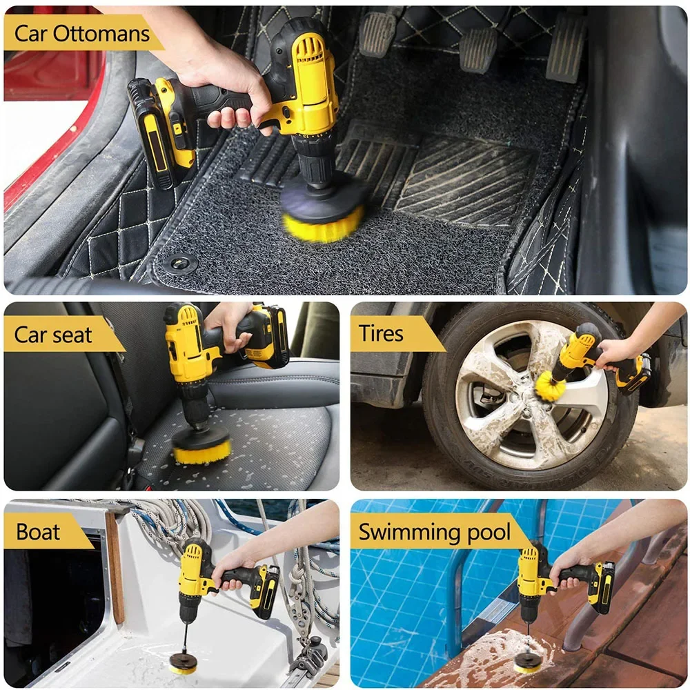 Drill Brush Attachment Set Pow - огляд і ціна Power Tools For Windows