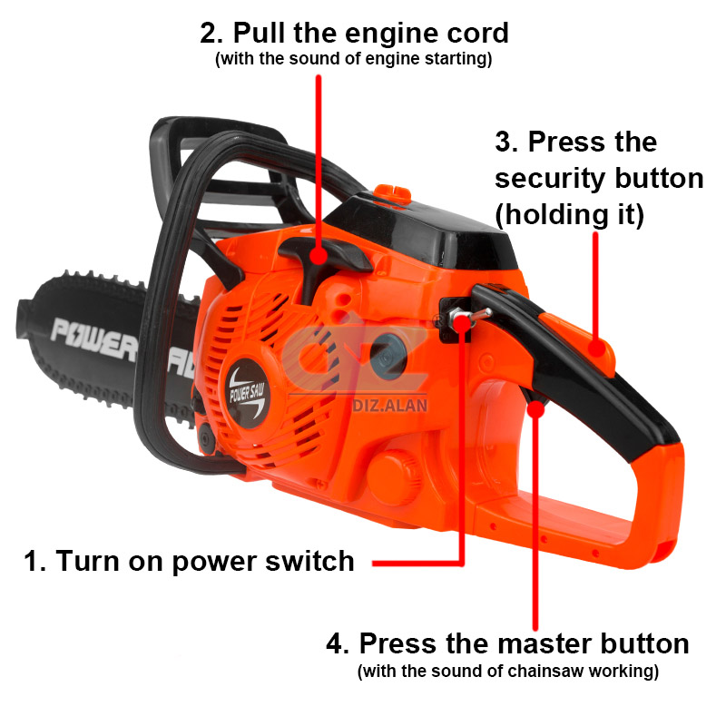 Kids Tools Power Chainsaws Ele - огляд і ціна Power Tools Kids