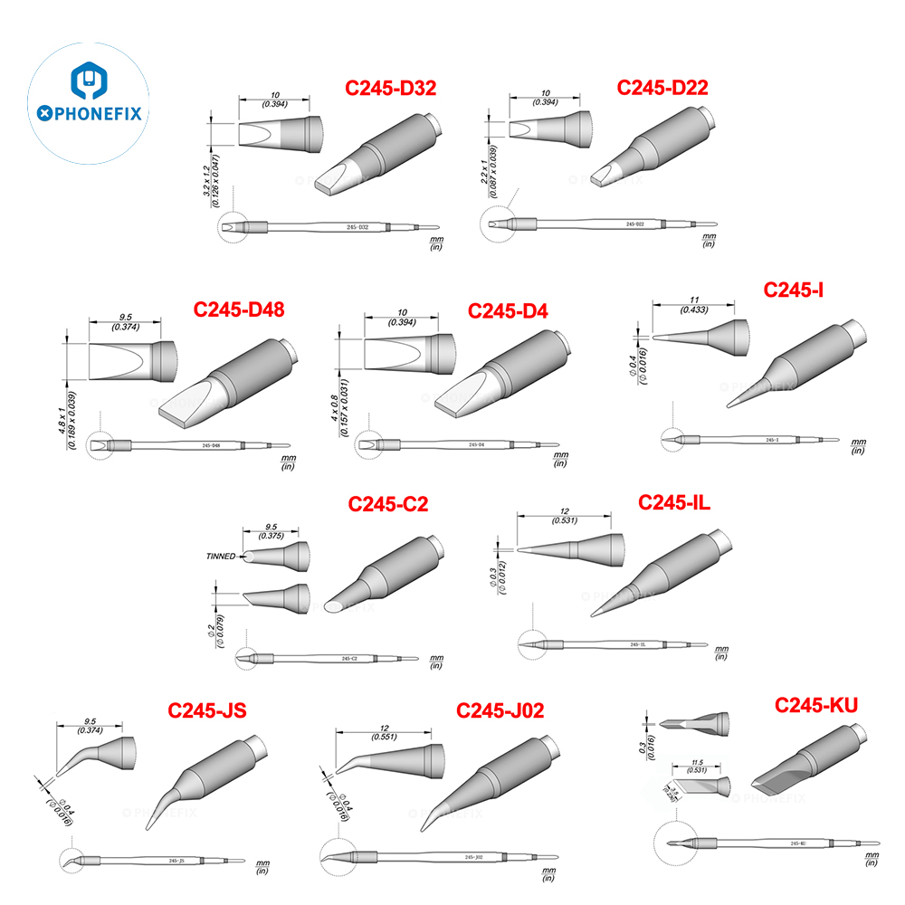 OEM C245 C470 Series Tips C245 - огляд і ціна Power Tools Book