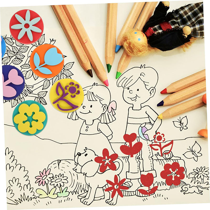 6Pcs/bag Foam Stamps for Paint - огляд і ціна Power Tools Kids