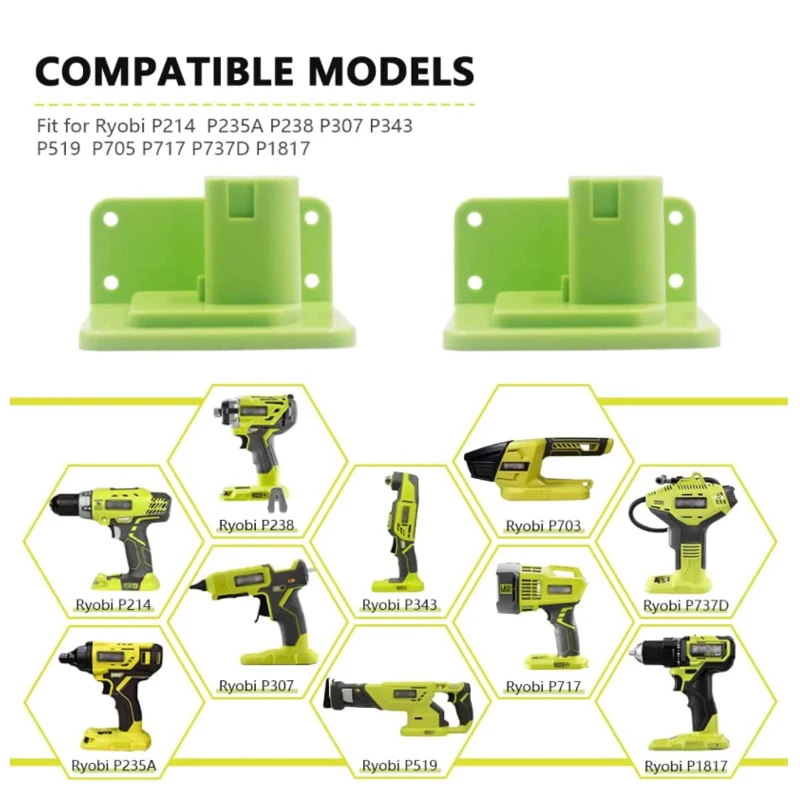 For Ryobi Holder 12V-18V Batte - огляд і ціна Power Tools Book