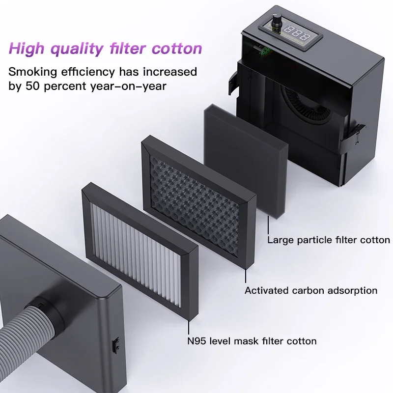 ZJ-802S New Fume Extractor Des - огляд і ціна Power Tools Book